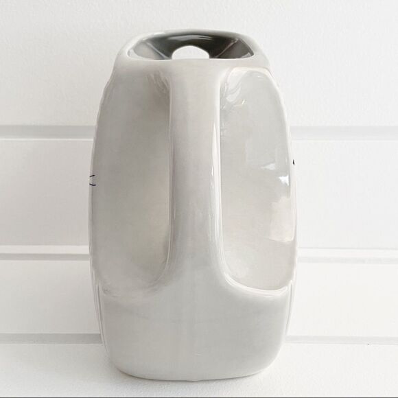 Fiesta Pearl Gray “Fiesta Celebrates The New Millennium” 2000 Large Disc Pitcher - Picture 4 of 7